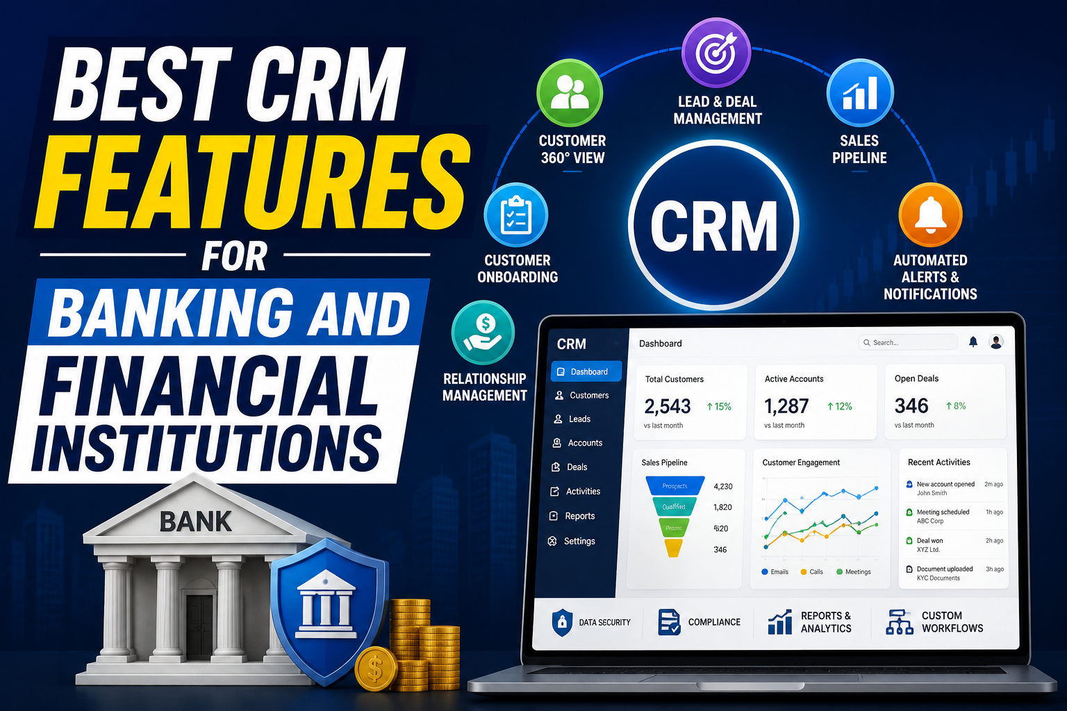 Best CRM Features for Banking and Financial Institutions