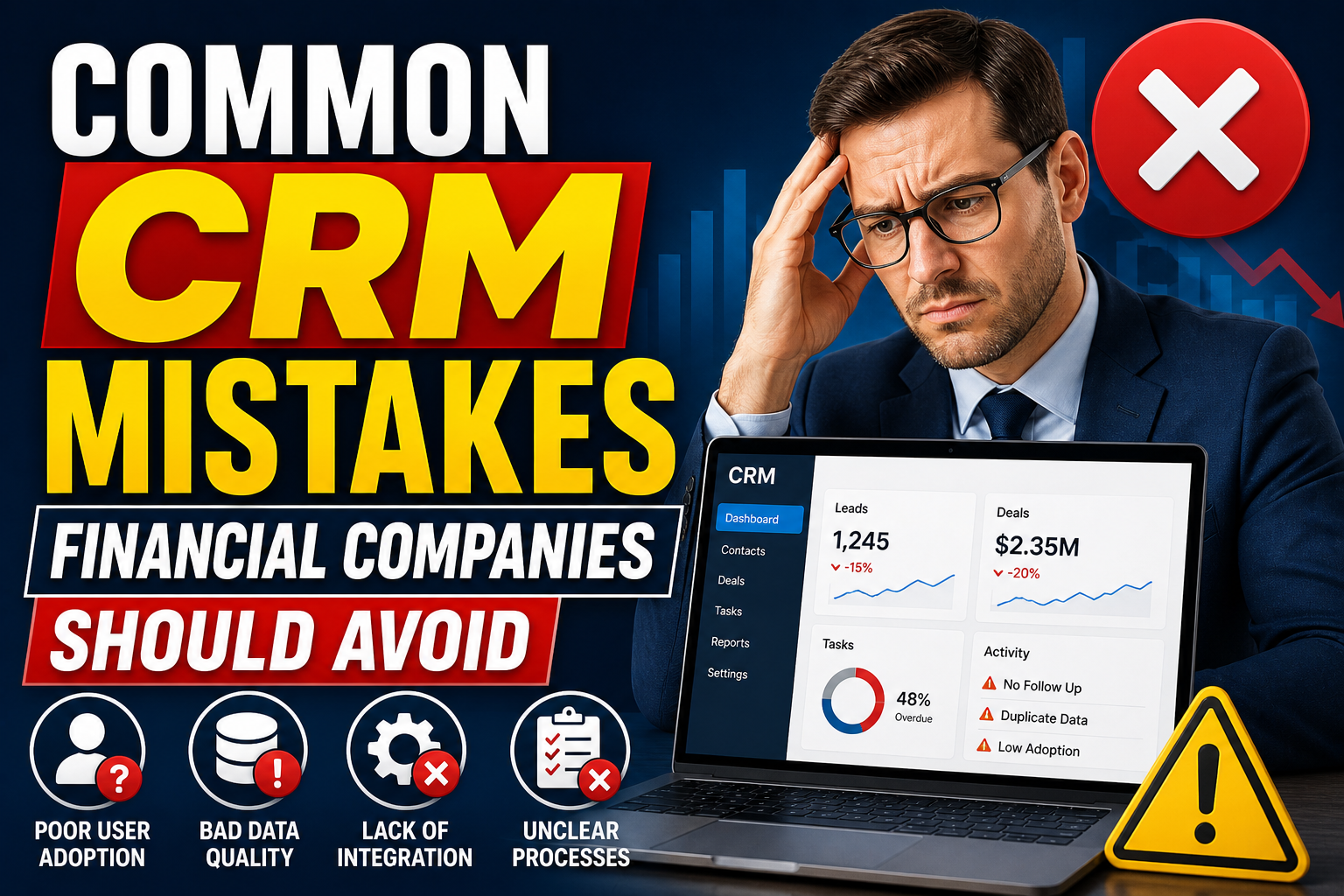 Common CRM Mistakes Financial Companies Should Avoid