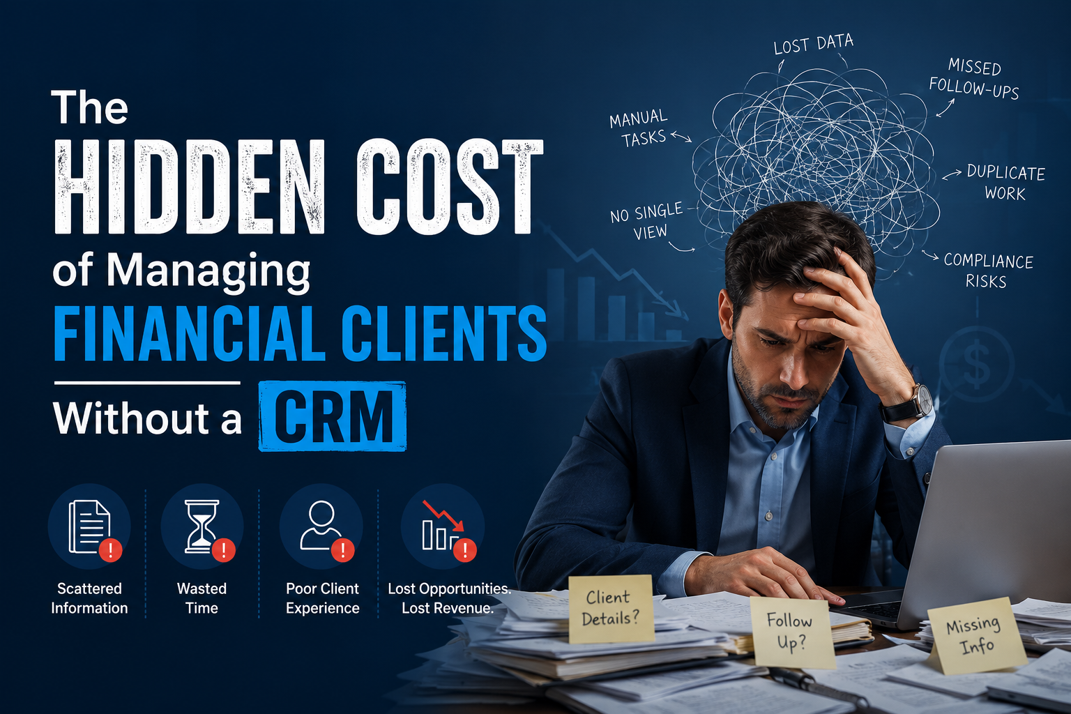 The Hidden Cost of Managing Financial Clients Without a CRM