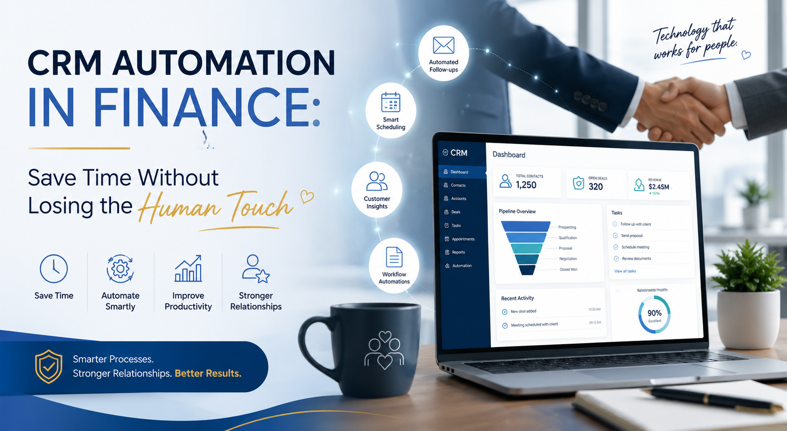 CRM Automation in Finance: Save Time Without Losing the Human Touch